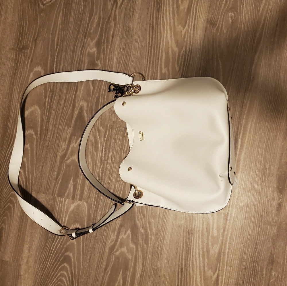White Guess Purse